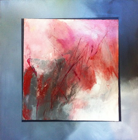 Abstraction IV, acrylique, 60x60
